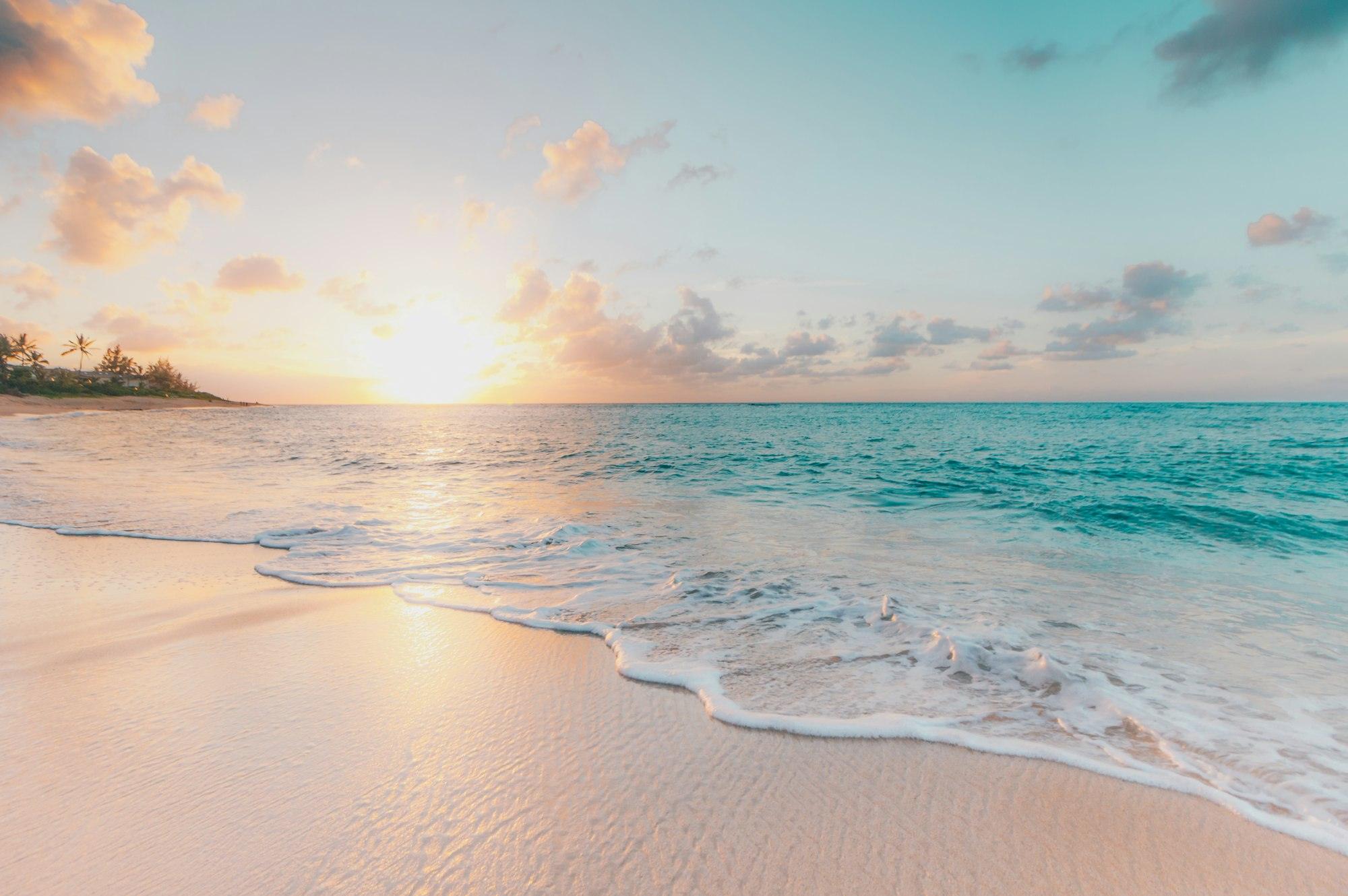 Morning light over a quiet shoreline